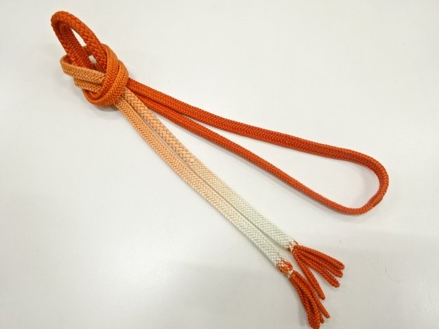 JAPANESE KIMONO / HAND-TIED OBIJIME CORD